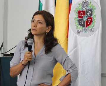 Dr. Pilar Useche en la Universidad Nacional de Colombia, Medellin
