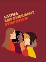 Illustration of four Latina women of differing backgrounds promoting the Latina Empowerment Symposium
